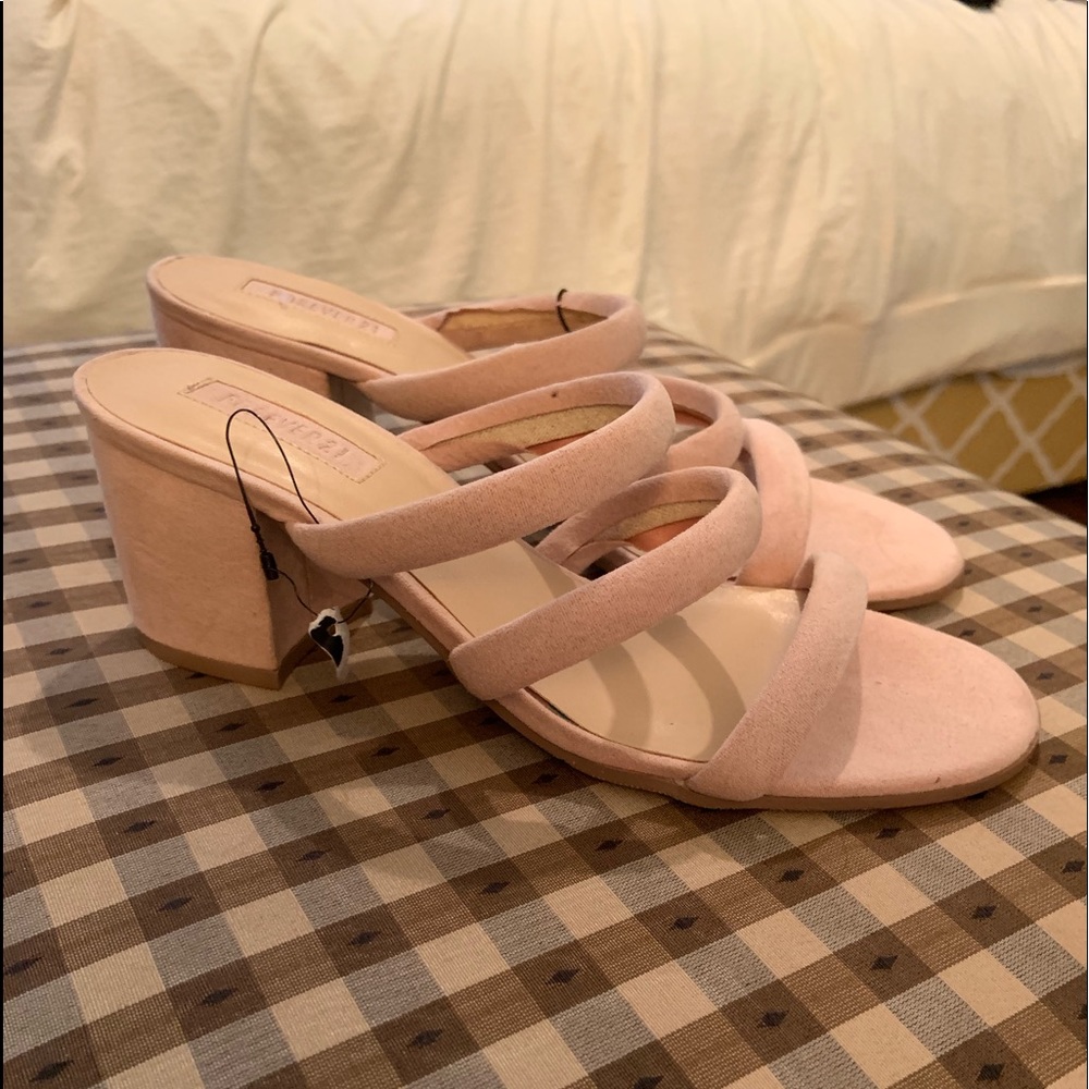 Brand New Forever 21 nude strappy sandals